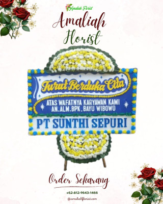 Papan Bunga Duka di Patih Galung