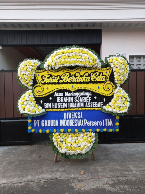 Papan Bunga Duka di Patih Galung