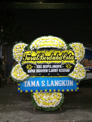 Papan Bunga Duka di Patih Galung