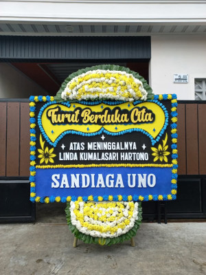 Papan Bunga Duka di Patih Galung