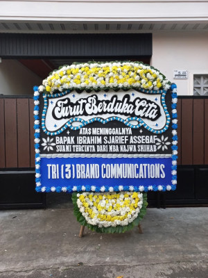 Papan Bunga Duka di Patih Galung